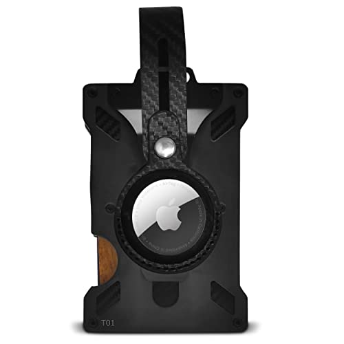The RayX Titan Kartenhalter mit RFID und NFC Schutz, Kartenetui für bis zu 12 EC/Kreditkarten, Slim Wallet mit Geldklammer & Airtag, Card Holder im modernen Design, Geldbörse ca. 9,5 x 6,2 cm, Schwarz The RayX Titan Kartenhalter mit RFID und NFC Schutz, Kartenetui für bis zu 12 EC/Kreditkarten, Slim Wallet mit Geldklammer & Airtag, Card Holder im modernen Design, Geldbörse ca. 9,5 x 6,2 cm, Schwarz