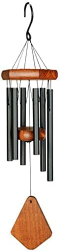 Carillons éoliens Carillon éolien Traditionnel extérieur, 6 Tubes métalliques, Carillons Pendentif en Bois-Collection Mélodies Décoration de Jardin Faite à la Main Carillon éolien commémor