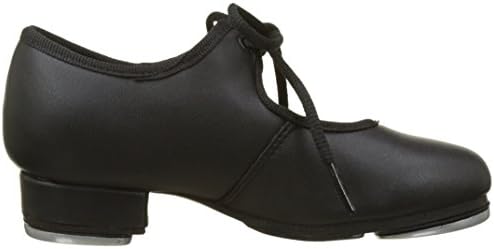 Sansha Boys' Kids Leather Shoes with Professional Taps 1.1 Inch Heel Oxford Flat, Black 6.5 M US | Image 5