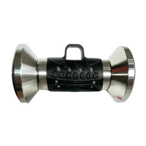 Egg Weights Adjustable Dumbbell 10 Lbs Set Stainless Steel Hand Weights With Anti-Slip Silicone Rubber Finger Loop For Training, Boxing, And Workout For Men And Women - 2 Dumbbells, 5.0 Lbs Each Hand #TOP7