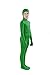 Full Bodysuit Kids Open Face Costume Spandex Stretch Zentai Child Suit (Small, Green)