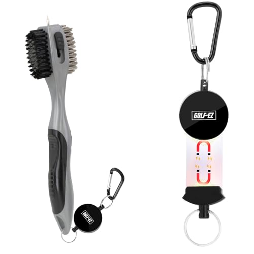 Golf-EZ Magnetic Oversized Golf Club Cleaning Brush - 2X Bigger