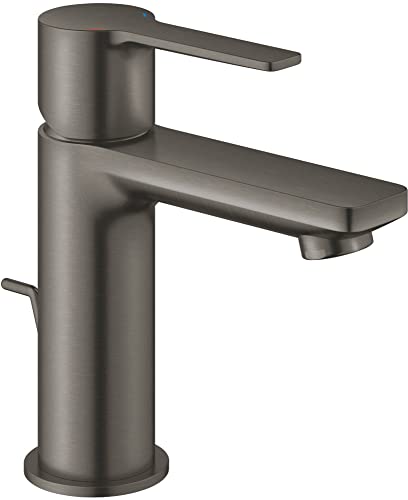 Grohe Lineare Einhand-Waschtischbatterie, 1/2XS-Size Hard Graphite Gebürstet