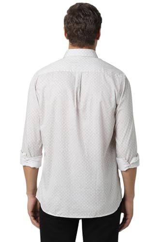 Image of Van Heusen Casual Printed Shirt for Men| Premium Cotton| Full Sleeves| Slim Fit |Breathable Fabric