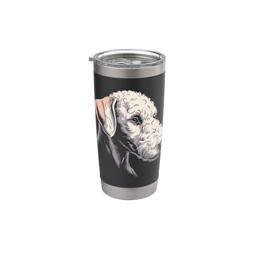 Mom Dad of a Bedlington Terrier Dog Owner Hiking Lover Stainless Steel Insulated Tumbler