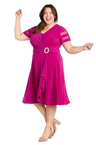 Image of R&M Richards Women's Allegra Cascade Dress