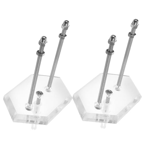 BCOATH 2pcs Acrylic Skateboard Display Wall Mounts Skateboard Shelf for Display Safe