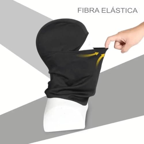 Touca Ninja Balaclava Articulada Profissional Resistente Frio Proteção Uv50 Multifuncional Respiráve