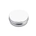 Tosnail 24 Pack 2 oz. Aluminum Round Lip Balm Tin Containers with Screw Thread Lid - Great for Spices, Candies, Tea or Gift Giving