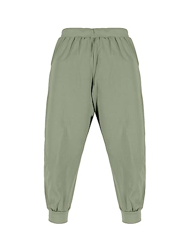 Image of KiddoPanti 100% Cotton Track Pants for Boys & Girls | Soft Single Jersey Fabric | Elastic Waist with Drawcord | Full Length with Rib Hem & Pockets | Joggers and Lowers for Kids