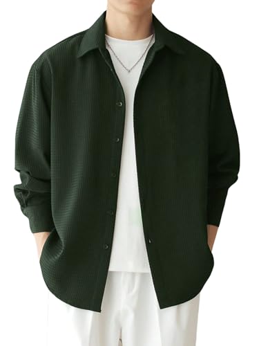 Leriya Fashion Men's Casual Stylish Polycotton Regular Formal Shirt Solid Slim Fit