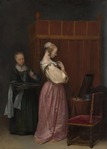 Toile Gerard Ter Borch 60x90cm - Habillez vos grands murs vides avec art