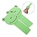 HEMOTON 2Pcs Cartoon Toilet Lid Lifters with Adhesive Handles Fit Toilet Bowl Cover Raisers for Clean and Bathroom Use Portable Toilet Lid Lifting Tools in Green