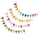 Guirlande décorative pour fêtes : très polyvalente, elle peut être accrochée aux portes, aux murs, dans le jardin, aux fenêtres, dans une chambre d'enfant ou pour décorer la maison. guirlande triangulaire