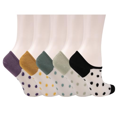 Image of Benefeet Sox Sheer No Show Socks Women Girls Cute Thin Mesh Low Cut Liner Socks for Loafers Boat Shoes