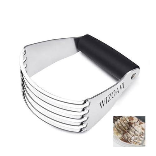 WIZOAVI Perfect Pastry Blender Set: Essential biscuit, pastry and dough cutters, butter tool, stainless steel blender, dough kneader and pizza cutter – Ultimate baking tools & accessories!