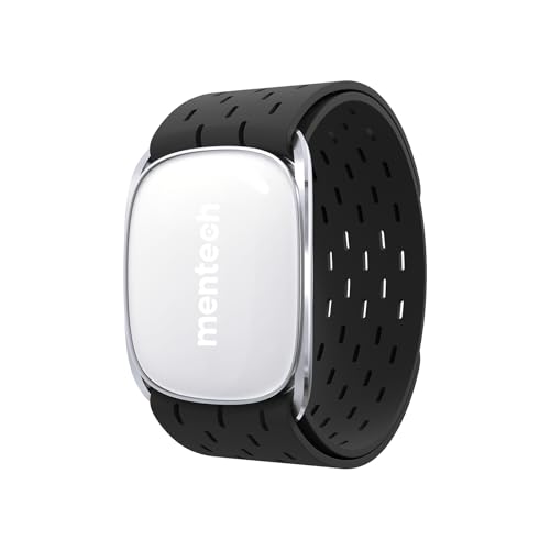 mentech Monitor de frecuencia cardíaca, sensor avanzado, datos precisos, 140 horas de duración de la batería, monitor de sueño, hormigas + Bluetooth, comodidad, fácil de llevar, detección de desgaste
