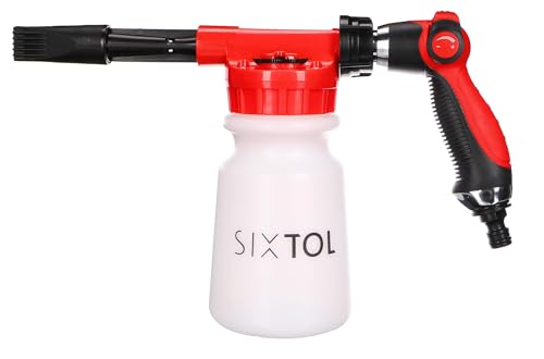 SIXTOL Car Detailing Spray 1 | Car Wash Gun | Foam Cleaning | Washing Gun with Soap Dispenser | Foam Cannon | Pressure Washer Car | Garden Gun | Cleaning Sprayer | 900 ml