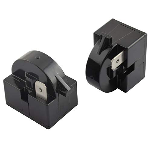 Partstock 2Pcs Qp2-4R7 4.7 Ohm Refrigerator Ptc Starter Relay 1 Pin Fridge Parts Compressor Starter #TOP4