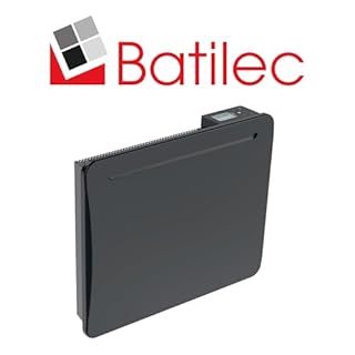 BATILEC - Radiateur Électrique OXIA 1000W– Inertie Pierre Céramique – Programmable – Chaleur Durable – Détection Fenêtre – Indicateur de Consommation – IP24 - Sécurité Enfant