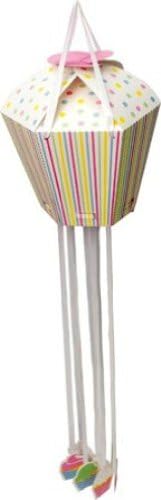 Paper Pinata with Pull Strings, Cupcake
