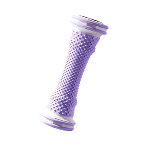 Menolana Foot Massage Roller Deep Tissue Massage Stimulates Myofascial Release Handheld Exercise Roller Massager for Feet Shoulder Leg, Violet