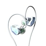 Maestraudio MAPro1000 Bluish Snow 限定生産[10mmグラフェンダイナミックドライバー＆5.8mmセラミックツイーターRST搭載イヤホン] モニターイヤホン形状 MMCXリケーブル 約120cm ポーチ付属 日本製 ハイレゾ ゲーム VR 【OTA-MAPRO-1000-BS】