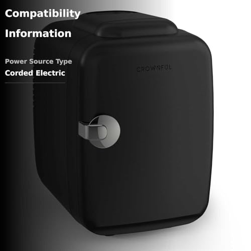 CROWNFUL Mini Fridge CF-PC4LBLK の商品画像 3