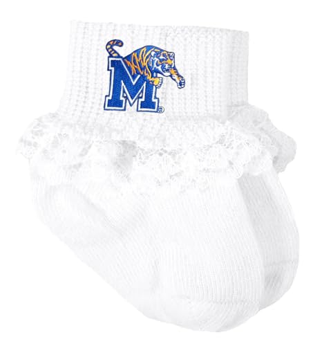 Memphis Tigers Officially Licensed Baby Socks with Lace