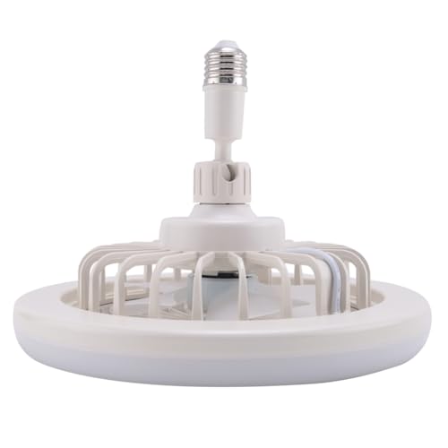Ventilateur de plafond E27 avec lumières orientable fermé - 8