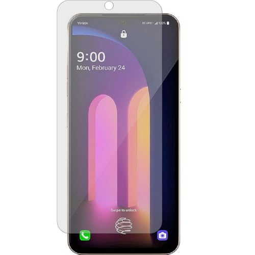 Image of EmBed Matte Fiber Display Guard for LG V60 ThinQ 5G - Unbreakable, Ultra-Thin, Lightweight Matte Finish Screen Protector with Easy Installation Kit