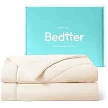 Bedtter Cooling Comforter King Size, Cooling Blankets for Hot Sleepers & Night Sweats, Dual-Sided Cool Tech, Lightweight Breathable & Soft Summer Comforter, Cold Bed Blanket, 106x90 Inches, Ivory