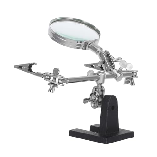 PRETYZOOM Circuit Board Repair Fixture Magnifying Glass Third Hand Tool for Jewelry Soldering