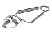 American Metalcraft SNT612 Stainless Steel 6.5" Snail Escargot Tongs, Satin Finish