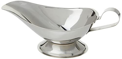 Winco Gravy Boat, 10-Ounce, Stainless Steel, Medium #TOP1