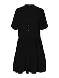 Gestreiftes Minikleid VERO MODA Female Blusenkleid 2/4-Ärmel SBlack