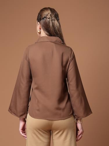 Image of Style Quotient Women Solid Regular Fit Shirt