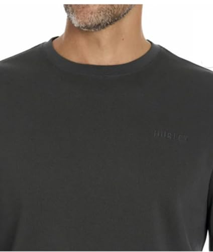 Hurley Men's Long Sleeve Crewneck Sweatshirt (US, Alpha, Medium, Regular, Regular, Gray)4
