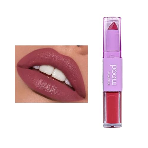 Batom Duo Matte Mood CM16 HB861416 Ruby Rose