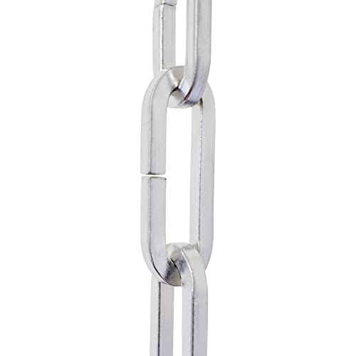 Image of RCH Hardware CH-I-49S-PC Iron Chandelier Chain, Polished Chrome (1 Foot)
