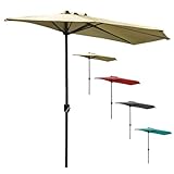 Le demi-parapluie est fabriqué à partir de tissu polyester respirant, offrant une protection imperméable et une résistance aux UV. Son design durable assure une longue durée de vie, ce qui en fait un choix idéal pour les activités de plein air. Profitez d'une couverture et d'un style fiables avec cet accessoire essentiel, parfait pour les conditions météorologiques imprévisibles. Restez prêt et élégant où que vous alliez