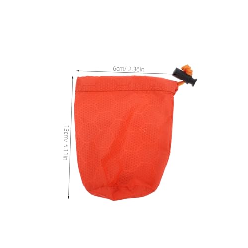 Funda de almacenamiento para bolsa de dormir 2 piezas mini compresora con cordón de nylon miniatura 2