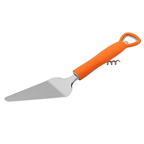 tieoqioan Pala para Pizza, Pala Triangular multifunción, Pala para Pasteles, Pala para panqueques, Pala para cocinar, Pala para Queso, Herramienta para Hornear de Acero Inoxidable