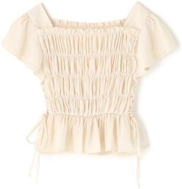 Amazon | [ナチュラルビューティーベーシック] レースアップフリル