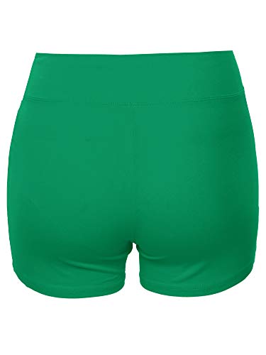 Women's Basic Solid Premium Cotton High Rise Bike Shorts3