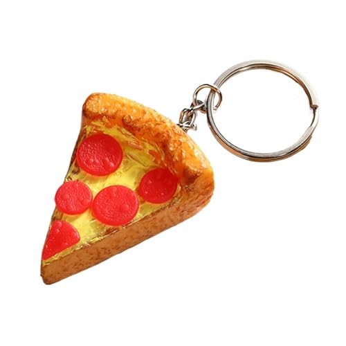 Bijoux suspendus taille et porte-clés de voiture pizza tendance