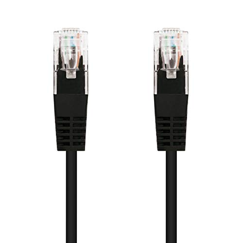Cable Ethernet RJ45 Cat.6 UTP 1mts Negro Patch Cord miniatura 2