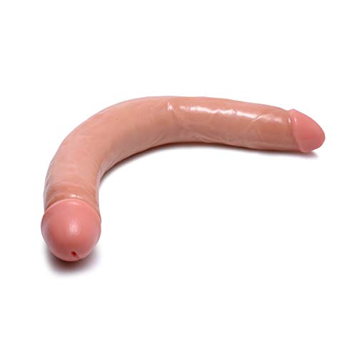 Sexflesh Realistic Double Dong, Flesh, 17.5" Length X 2.5" Diameter (Af145-Flesh-Parent) #TOP2