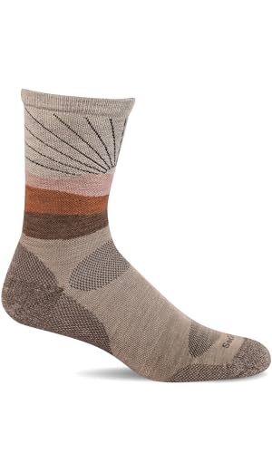 Sockwell Women's Sunburst Moderate Graduated Socks, Putty - S/M