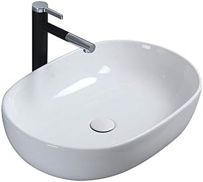 洗面ボウル Color オーバルホワイトの上カウンター洗面化粧台ボウルのために内閣洗面所バニティ 腕時計 Size 室内 現代の シューズ バッグ 室外 産業 研究開発用品 White 49x35x14cm B0blgp6h セール値下げ